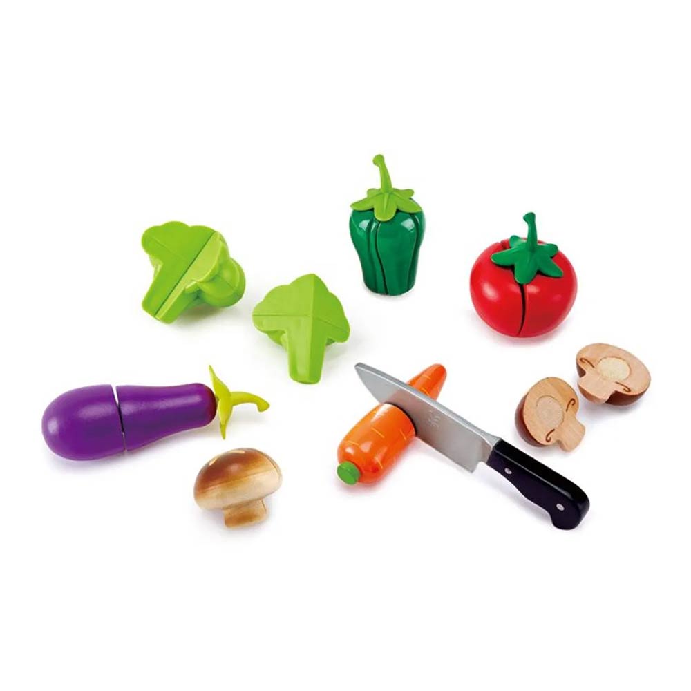 Ξύλινα Λαχανικά Playfully Delicious - Garden Vegetables E3161B Hape - 0