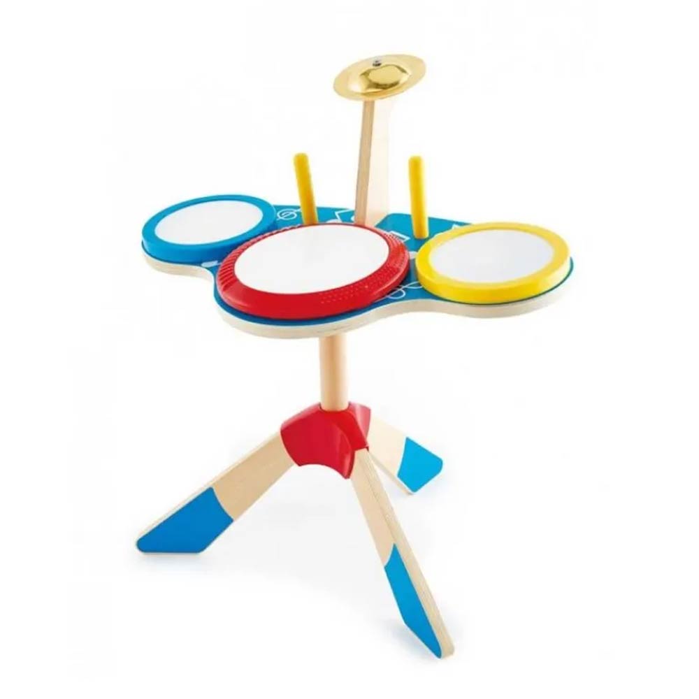 Ξύλινα Drums Set Early Melodies Rock & Rhythm Band E0613 Hape - 82589