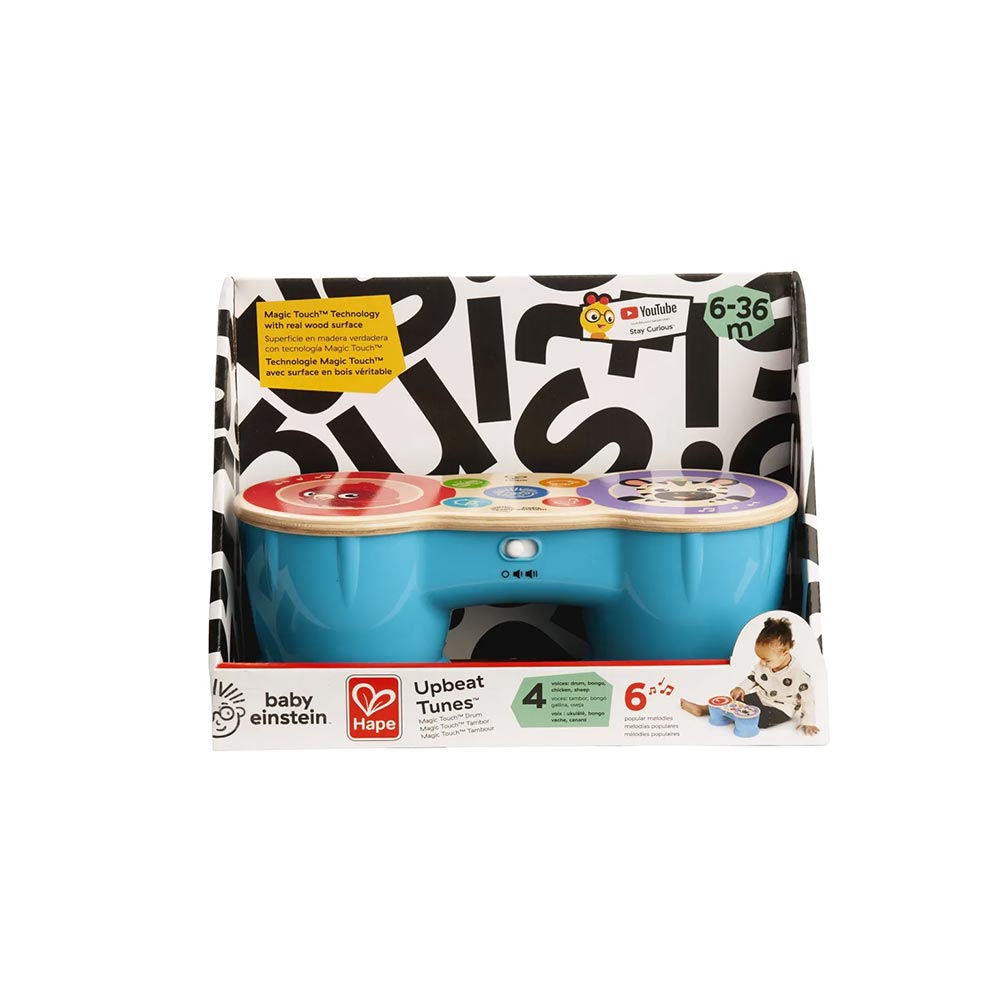 Ξύλινα Drums Upbeat Tunes Magic Touch Kids II 800898 Hape - 1