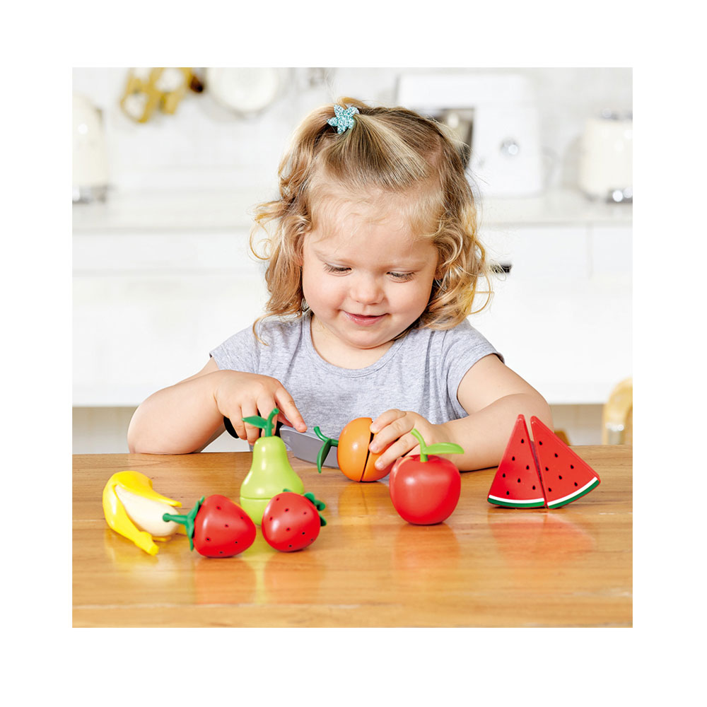 Ξύλινο Σετ Healthy Fruit Playfully Delicious E3171A Hape - 2
