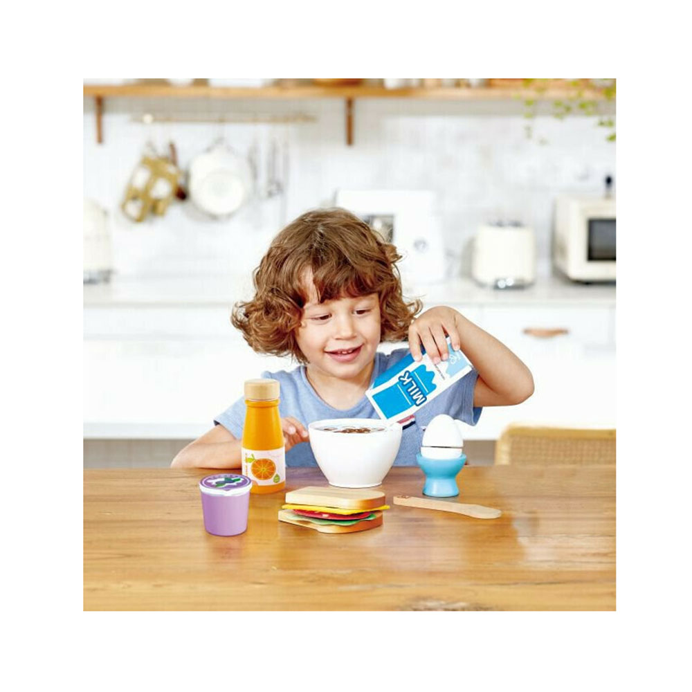 Ξύλινο Σετ Τρόφιμα Breakfast Playfully Delicious E3172A Hape - 2