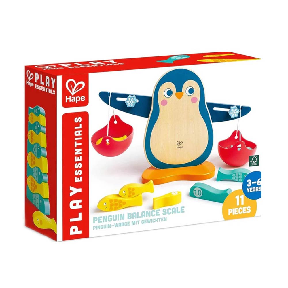 Ξύλινη Ζυγαριά Early Explorer Penguin Balance Scale E1074A Hape - 82900