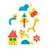 Ξύλινο Παιχνίδι Κατασκευών Early Explorer Colour & Shapes Art E2011A Hape - 2