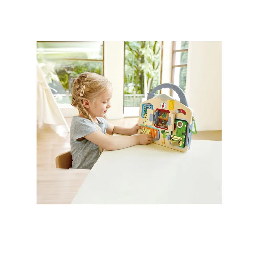Ξύλινο Lock & Learn Playboard Early Explorer E1111K Hape - 1