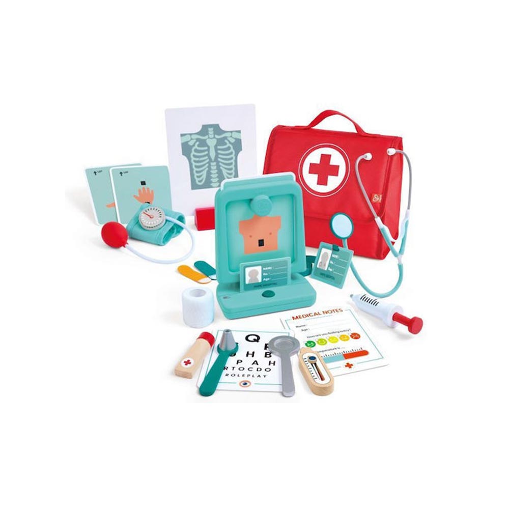 Σετ Ιατρού Role Play Little Doctor's Medical Set E3228A Hape  - 2