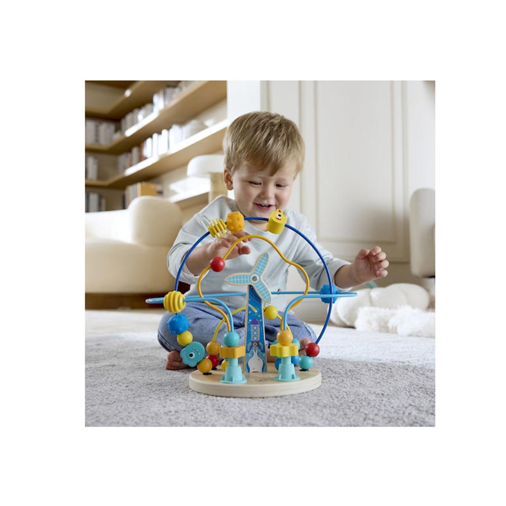 Ξύλινος Λαβύρινθος με Μπίλιες Διάστημα E0525 Hape - 4