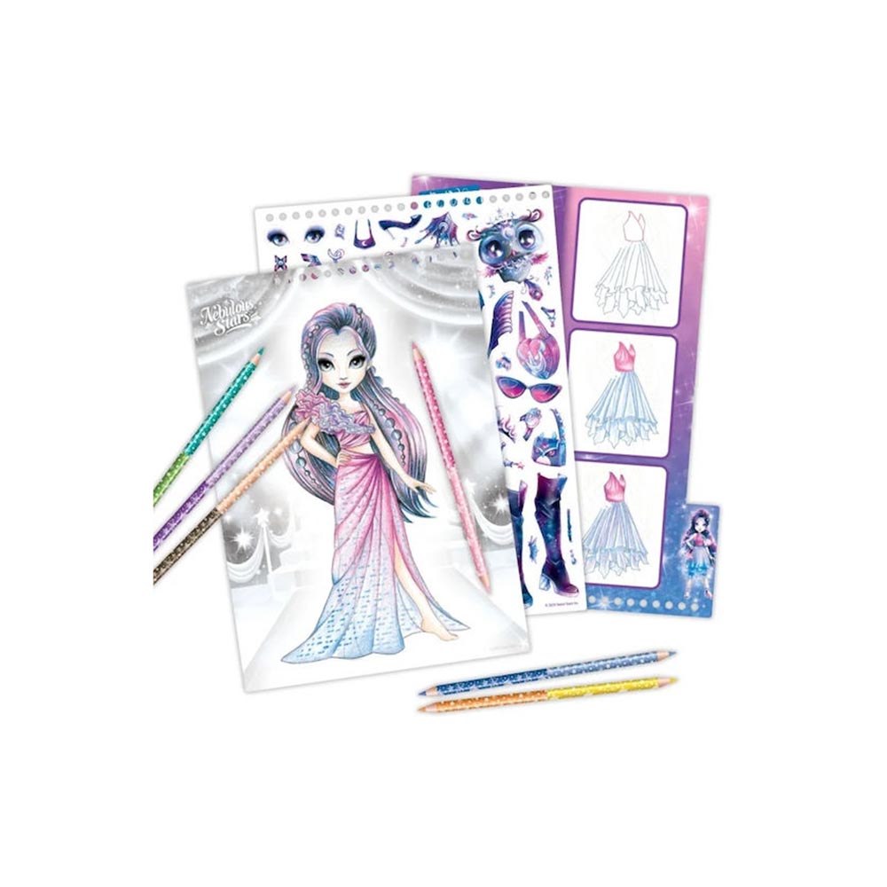 Σετ Ζωγραφικής Fashion Sketchbook - Star Gala 11142 Nebulous Stars - 2