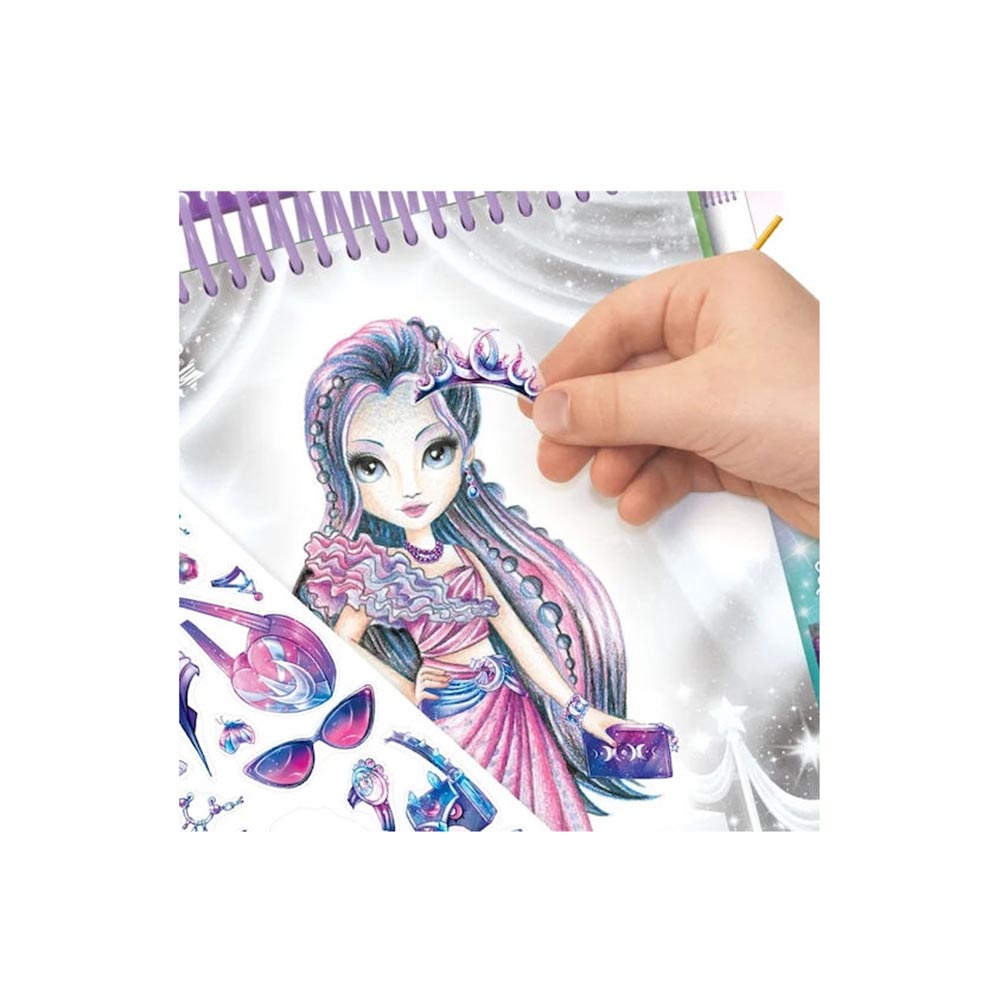 Σετ Ζωγραφικής Fashion Sketchbook - Star Gala 11142 Nebulous Stars - 3