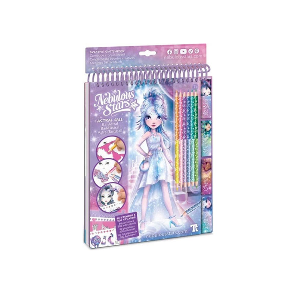 Σετ Ζωγραφικής Fashion Sketchbook - Star Gala 11142 Nebulous Stars - 109626