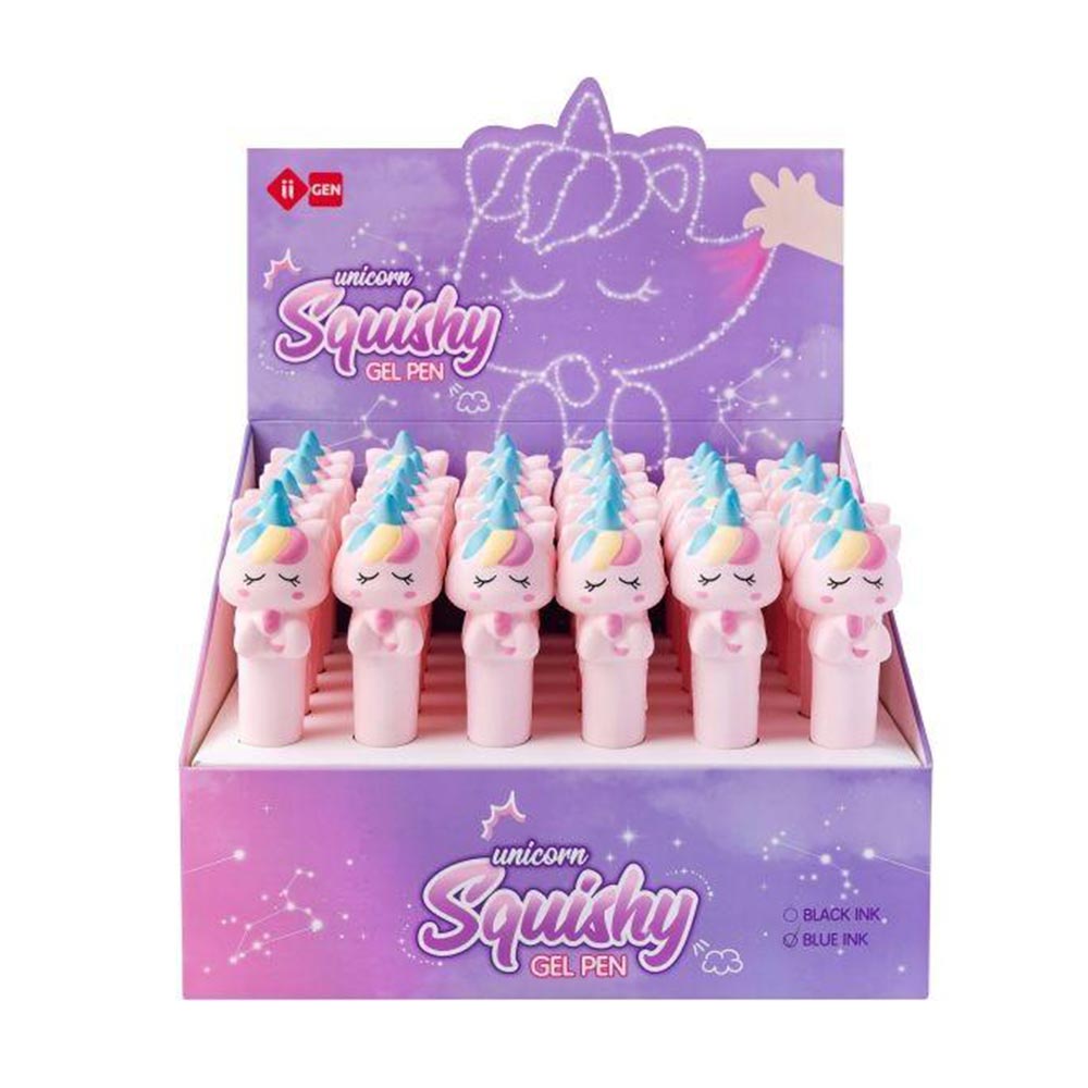 Στυλό Gel Design Squishy Unicorn 0.5mm IG3716 Skag - 1