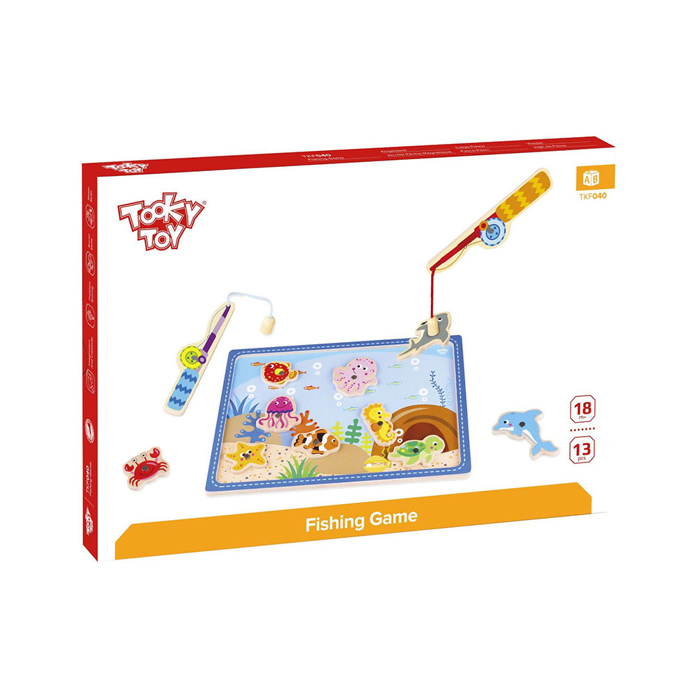 Ξύλινο Παιχνίδι Ψαρέματος- Σφηνώματα TKF040 Tooky Toy - 0