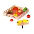 Ξύλινα Φρούτα με Ξύλο Κοπής και Δίσκο TKI014 Tooky Toy - 0
