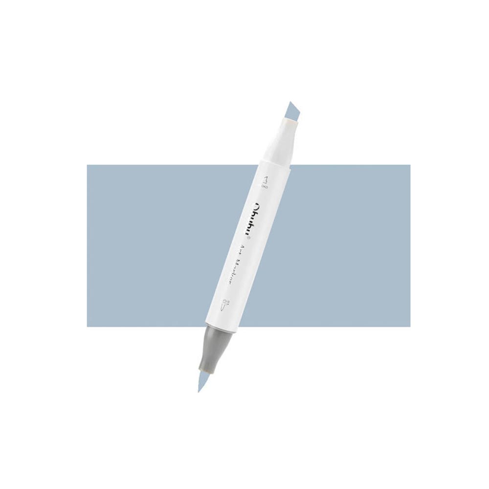 Μαρκαδόρος Αλκοόλης Με Διπλή Μύτη Pastel Icy Grey GG12 Honolulu Ohuhu - 106829