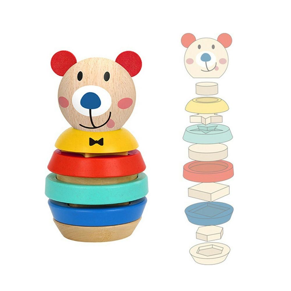 Ξύλινο Παιχνίδι Ταξινόμησης Αρκούδα TF187 Tooky Toy - 28547
