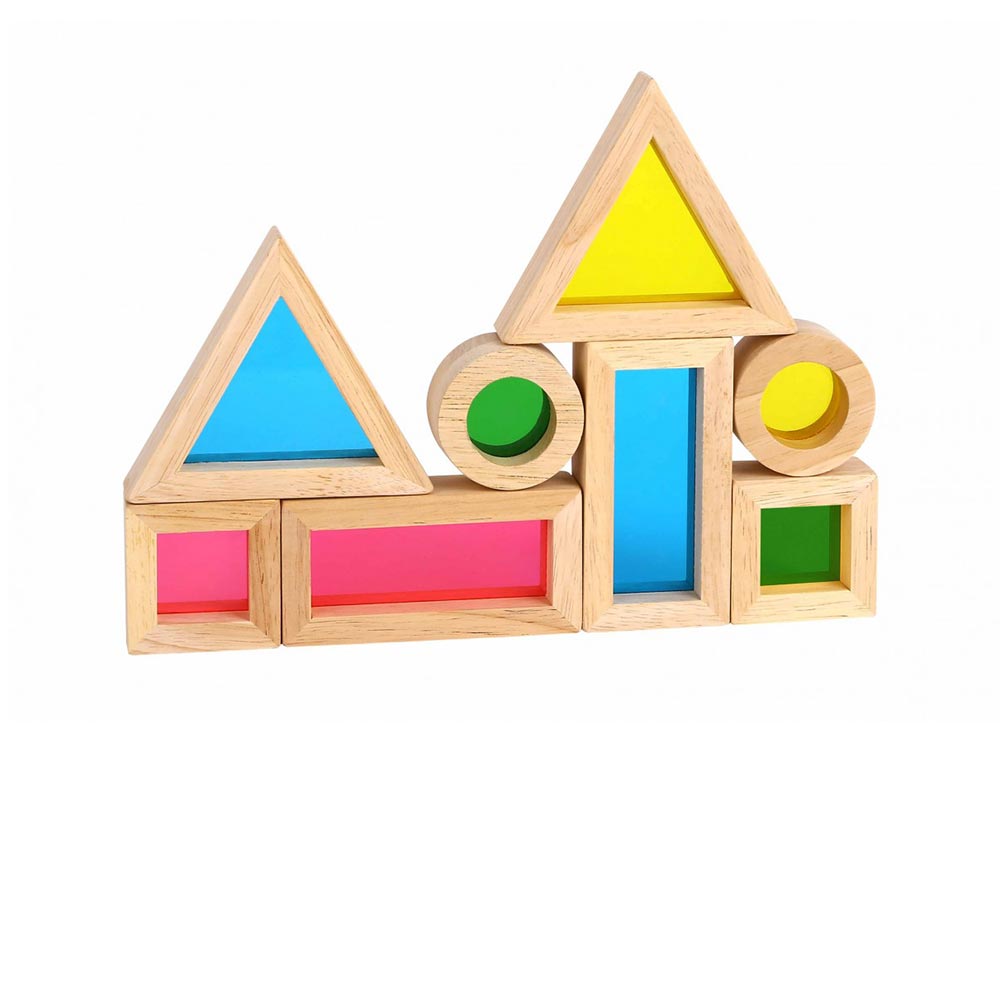 Ξύλινα  Τουβλάκια Μίξη Χρωμάτων TH839 Tooky Toy - 24898