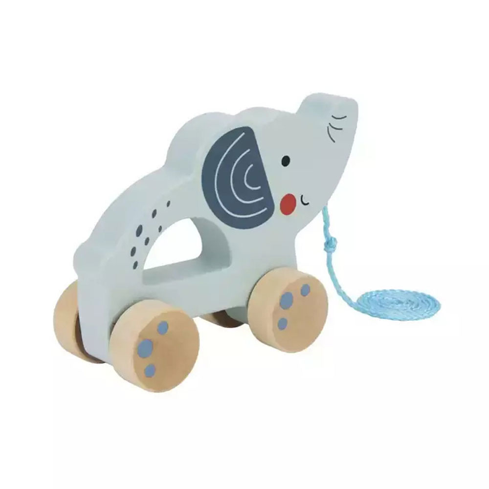 Ξύλινος Συρόμενος Ελέφαντας TJ007 Tooky Toy - 2