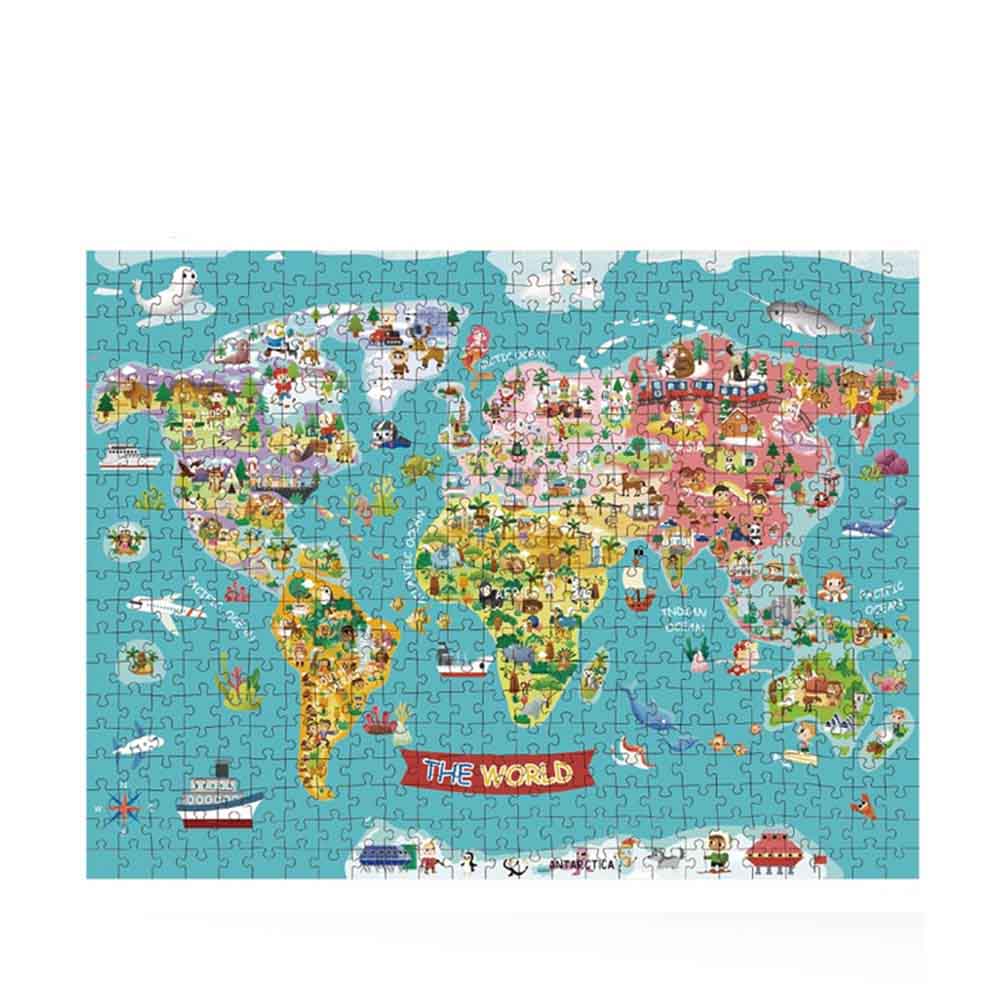 Παγκόσμιος Χάρτης 500τεμ LT012 Tooky Toy - 1
