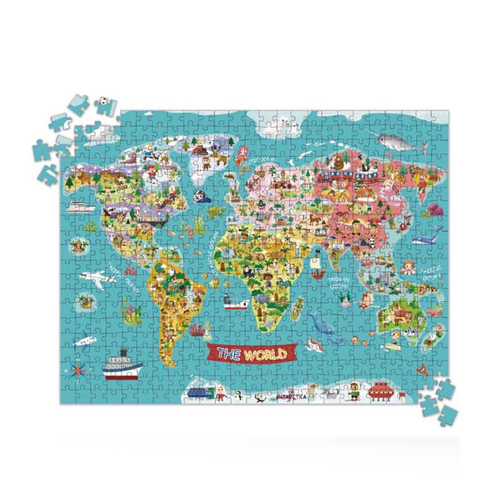 Παγκόσμιος Χάρτης 500τεμ LT012 Tooky Toy - 2