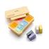 Σετ 12 Χρωμάτων Twin Cup Gouache Metallic Colors- Yellow Case TST75 Himi - 1