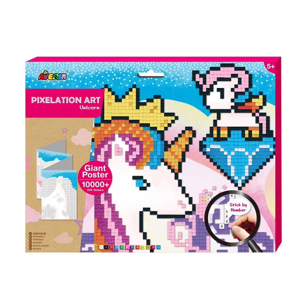  Χειροτεχνίες Pixelation Art: Unicorn 60310 Avenir - 0