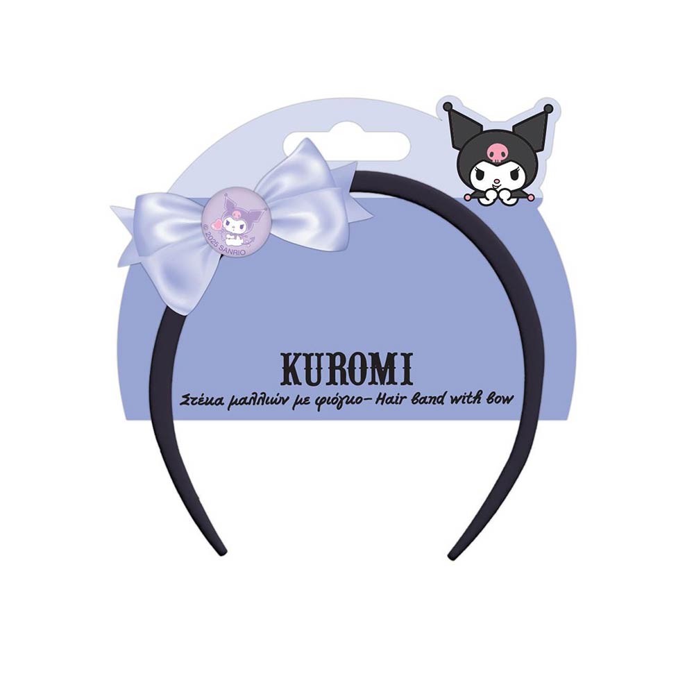 Στέκα Μαλλιών με Φιόγκο 490158 Kuromi Diakakis - 104687