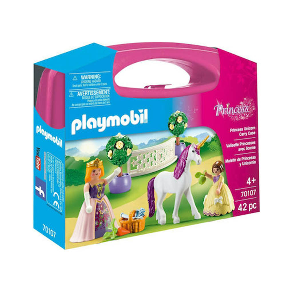 Princess - Maxi Βαλιτσάκι Πριγκίπισσες με μονόκερο 70107 Playmobil - 53312