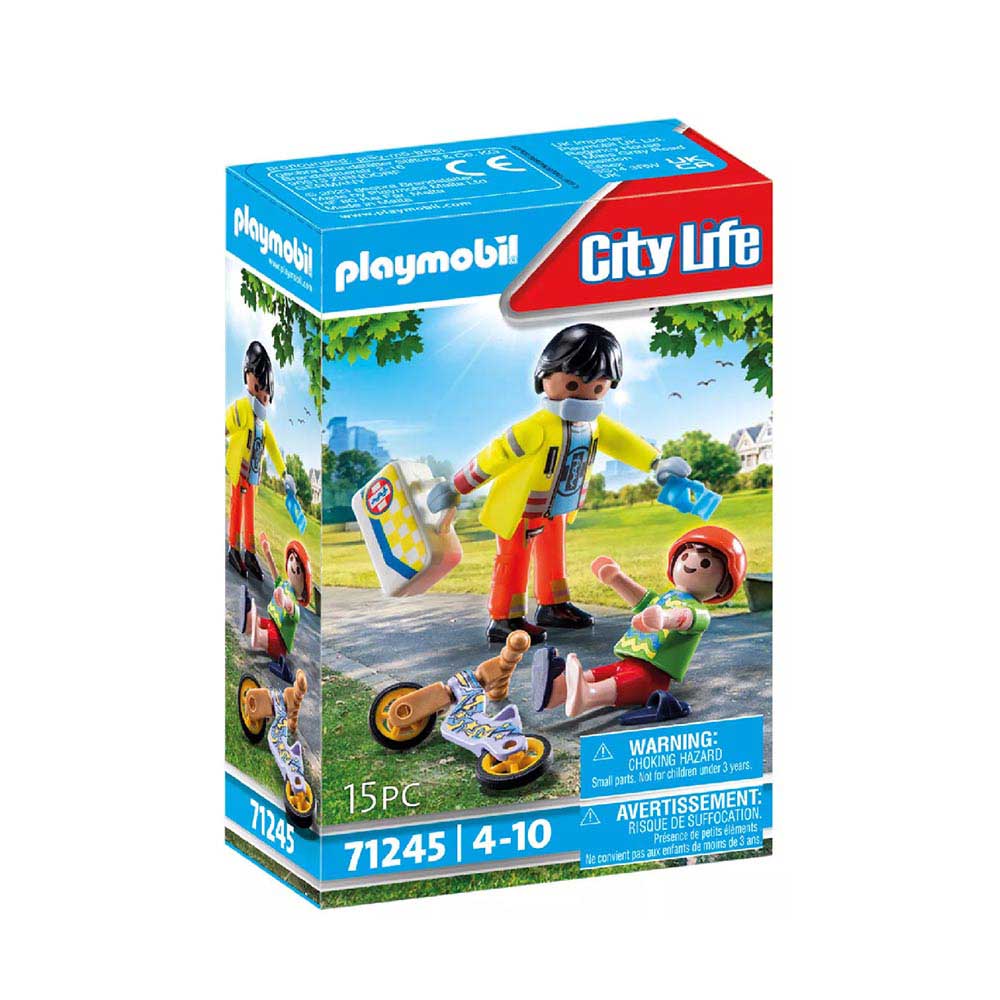 City Life - Διασώστης Με Παιδάκι 71245 Playmobil - 53701
