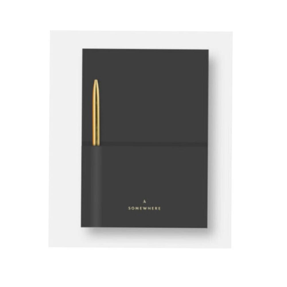 Σημειωματάριο Α5 Ριγέ με Θήκη για Στυλό Graphite 82503 Somewhere - 104629
