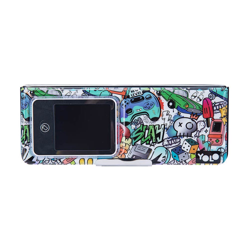 Κασετίνα Retro με LCD Οθόνη Black Graffiti 11600 Yolo - 81535