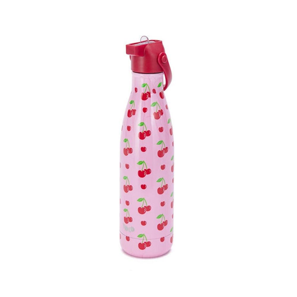 Ανοξείδωτο Μεταλλικό Θερμό 500ml Cherry 90562 Yolo - 1