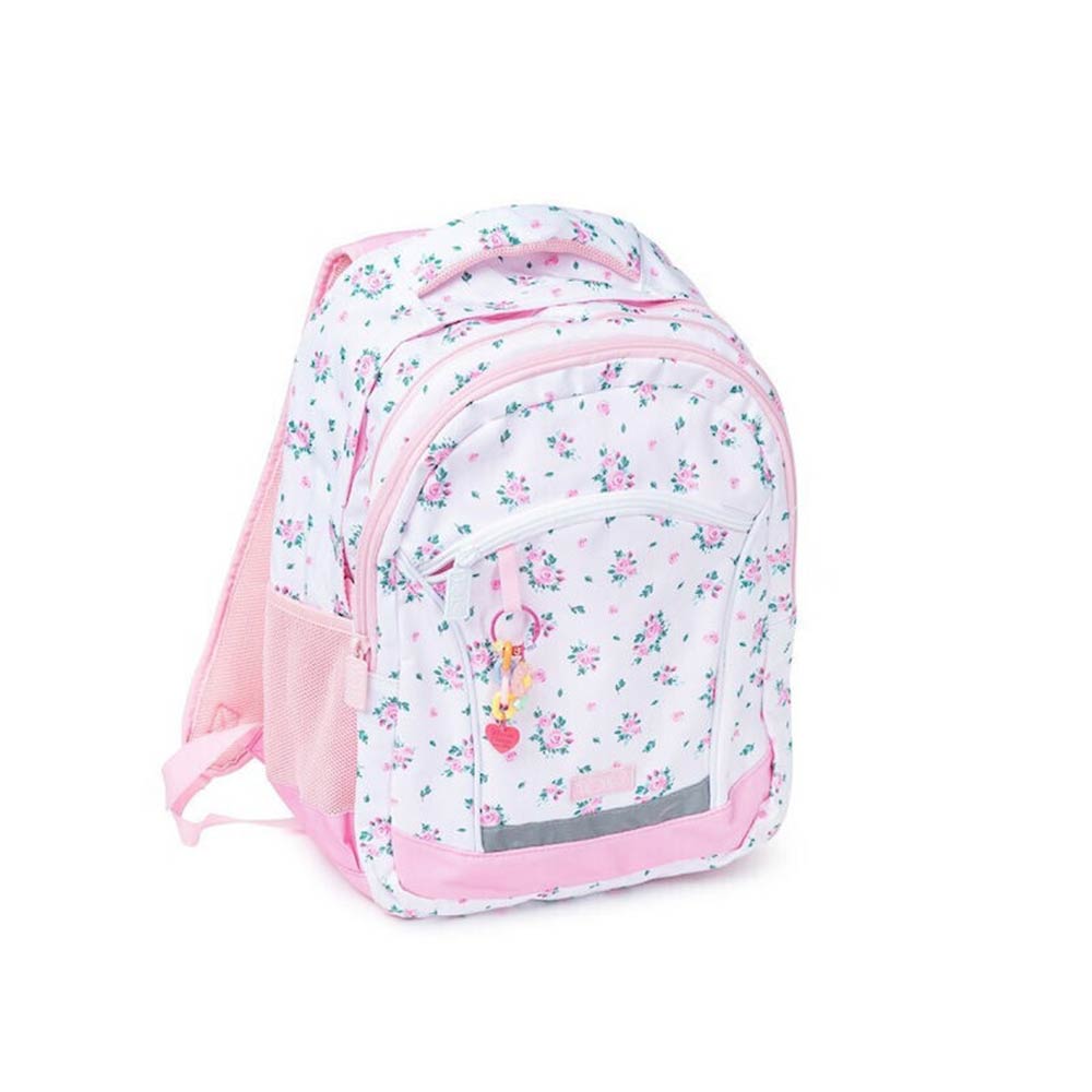 Τσάντα Πλάτης Δημοτικού Pink Flowers 2 σε 1 11144 Yolo - 121224