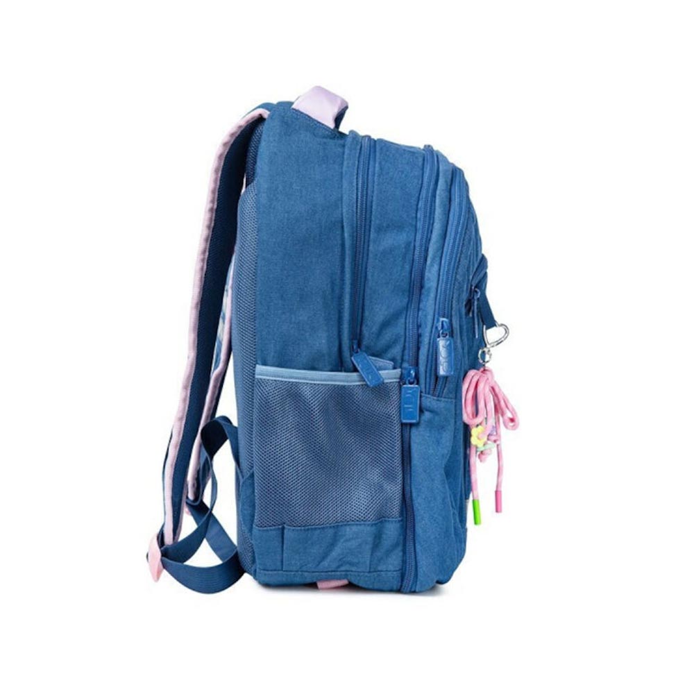 Τσάντα Πλάτης Δημοτικού Denim Bow 2 σε 1 11167 Yolo - 2
