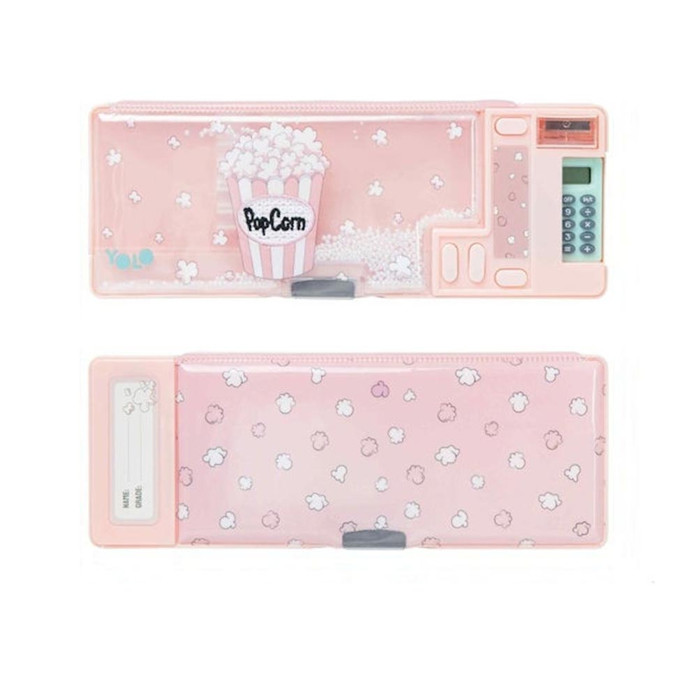 Κασετίνα Retro με Κομπιουτεράκι Pink Popcorn 10152 Yolo - 121204