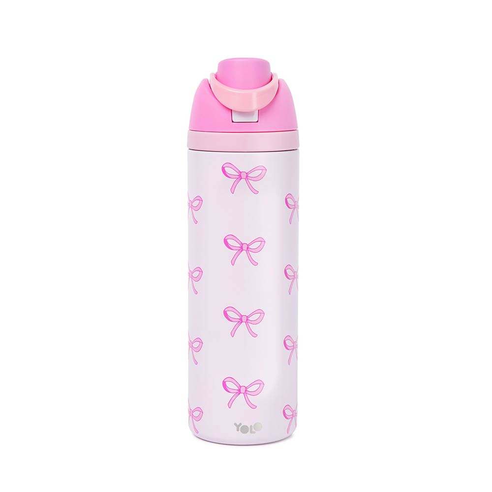 Ανοξείδωτο Μεταλλικό Θερμός 700ml Pink Bow 90592 Yolo - 121152