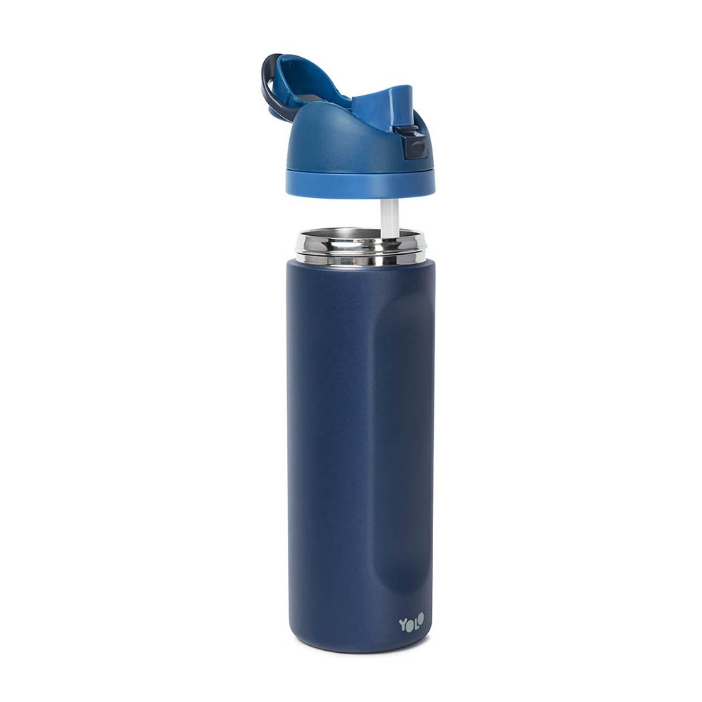 Ανοξείδωτο Μεταλλικό Θερμός 700ml Blue Navy 90584 Yolo - 2