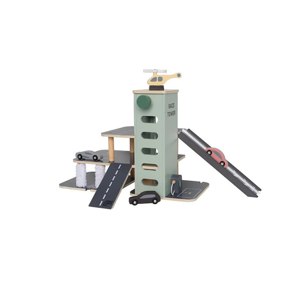 Ξύλινο Πάρκινγκ και Πλυντήριο Αυτοκινήτων JB-W7230 Jabadabado - 108605