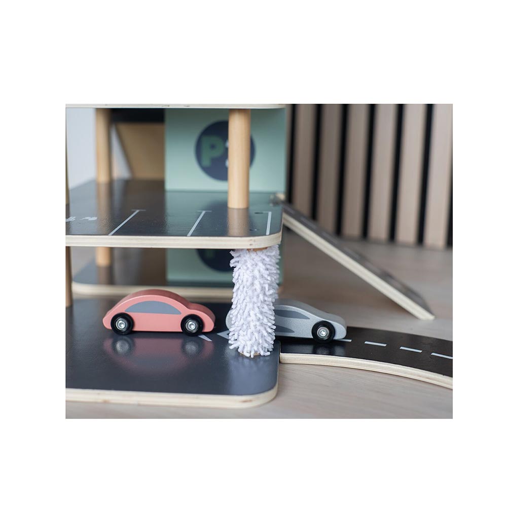 Ξύλινο Πάρκινγκ και Πλυντήριο Αυτοκινήτων JB-W7230 Jabadabado - 2