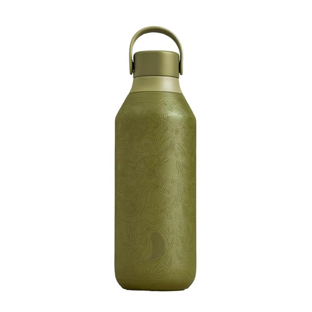 Ανοξείδωτο Μπουκάλι Θερμός Elements Earth Green 500ml 22638 Chillys - 0