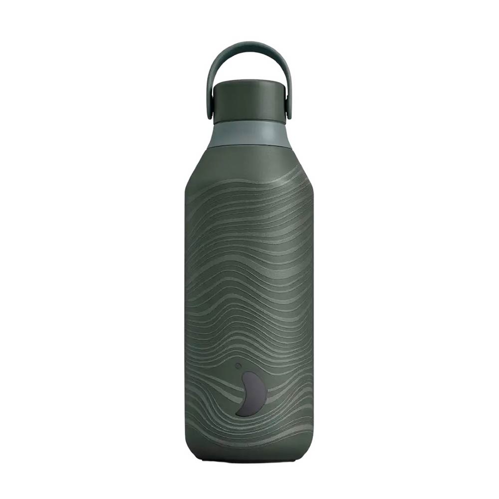 Ανοξείδωτο Μπουκάλι Θερμός Elements Wind Grey 500ml 22639 Chillys - 81258