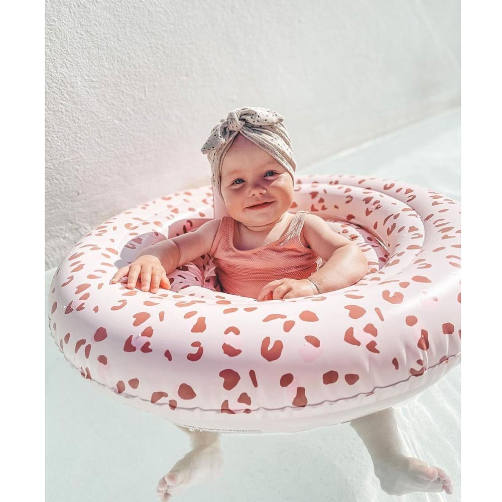 Σωσίβιο 69εκ. για Μωρά 0-1 ετών Old Pink Leopard SE459 Swim Essentials - 3