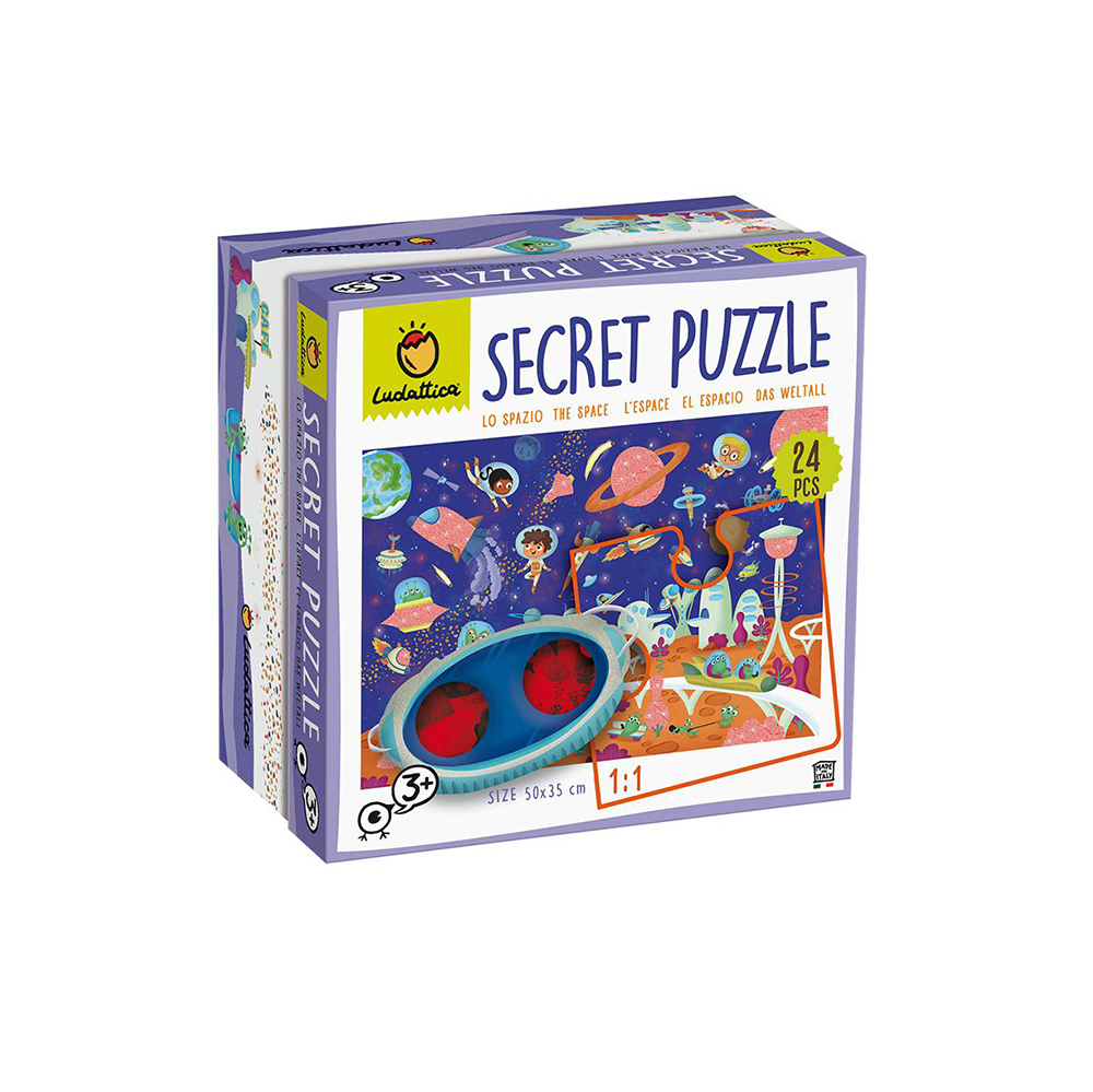Secret Puzzle Διάστημα 24τεμ. 50x35εκ. Ludattica - 3040