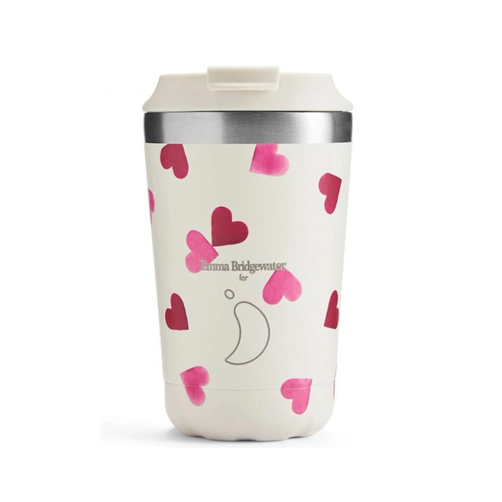 Ανοξείδωτο Ισοθερμικό Ποτήρι Θερμός E.B Hearts Coffee Cup 340ml Chillys - 98323