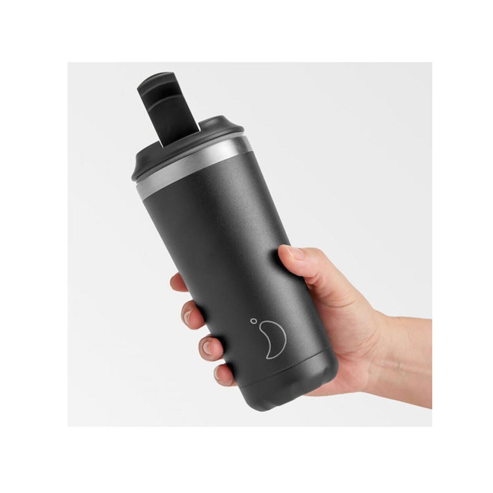 Ανοξείδωτο Ισοθερμικό Ποτήρι Θερμός Black 500ml 22750 Chillys - 2