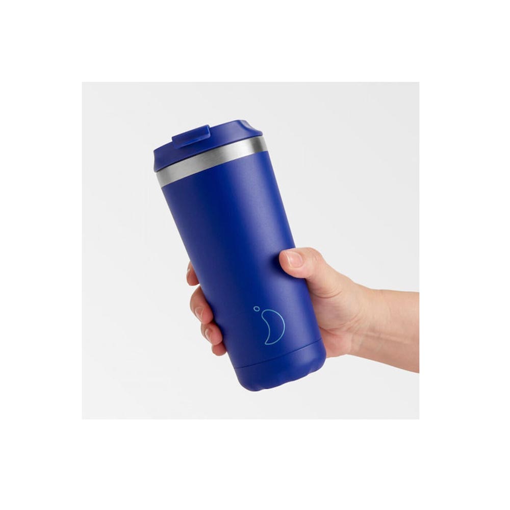 Ανοξείδωτο Ισοθερμικό Ποτήρι Θερμός Matte Blue 500ml 22751 Chillys - 1
