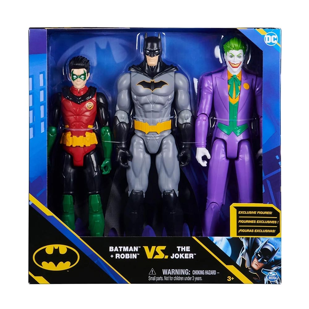 Φιγούρες Δράσης Batman & Robin vs. The Joker 30cm 6064967 Spin Master - 90372