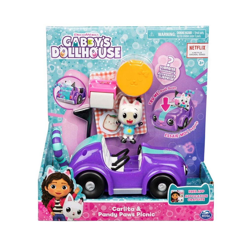 Μινιατούρα Carlita & Pandy Paws Picnic Gabbys Dollhouse 6062145 Spin Master - 0