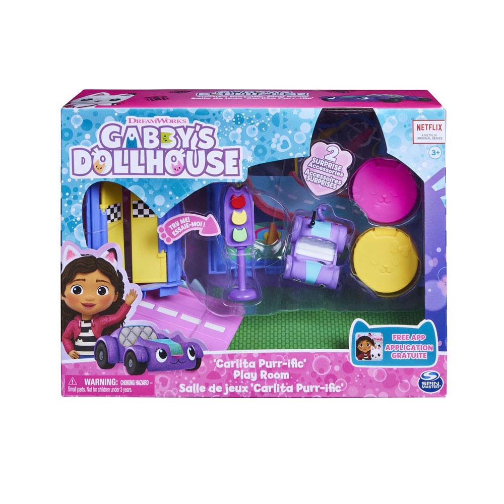 Μινιατούρα Carlita Purr-ific Play Room Deluxe Set Gabbys Dollhouse 6064149 Spin Master - 65544