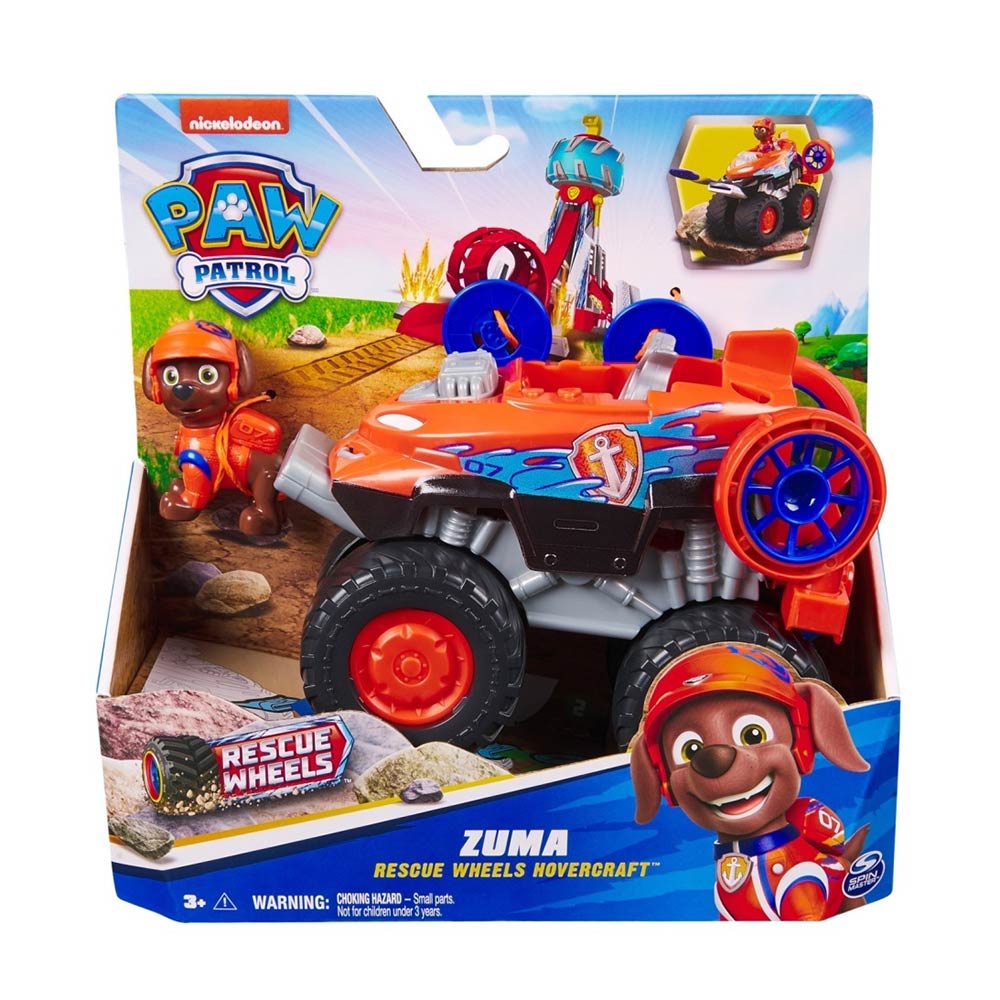 Όχημα Paw Patrol Rescue Wheels - Zuma Hovercraft 20145825 Spin Master - 90007