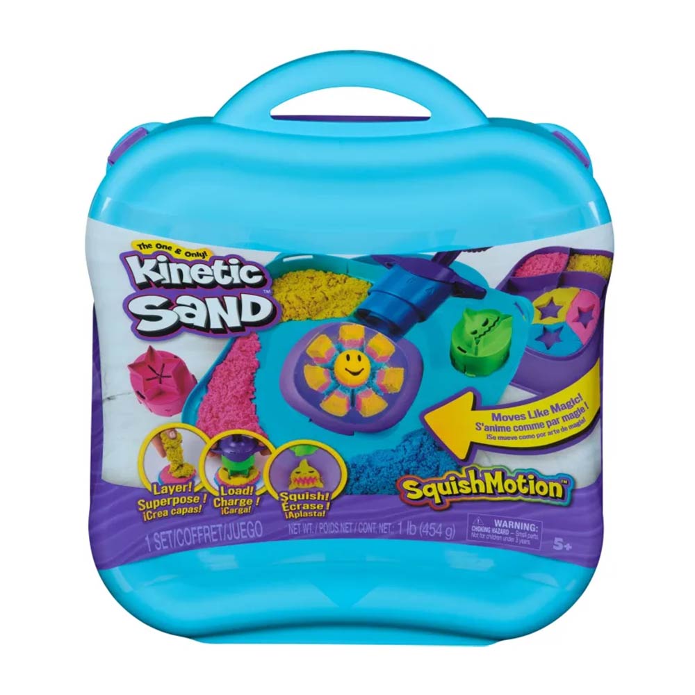 Παιχνίδι Κατασκευών με Άμμο Kinetic Sand: Squish Motion Set 6069401 Spin Master - 84180