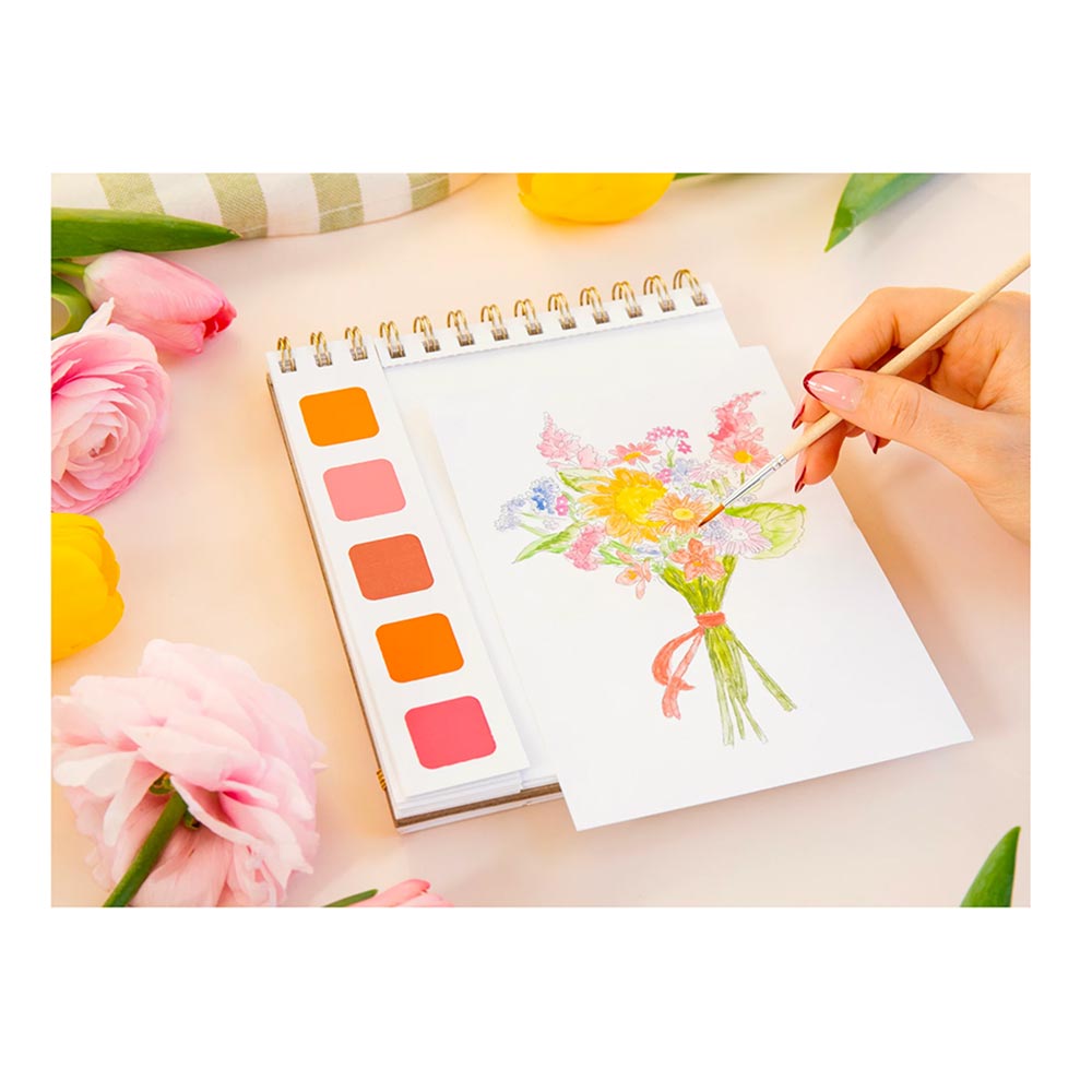 Σετ Ζωγραφικής - Βιβλίο Ταξιδιού Ακουαρέλα - Secret Garden 357007 La Petit Épicerie - 1